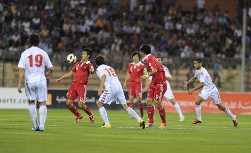 中国队vs约旦足球